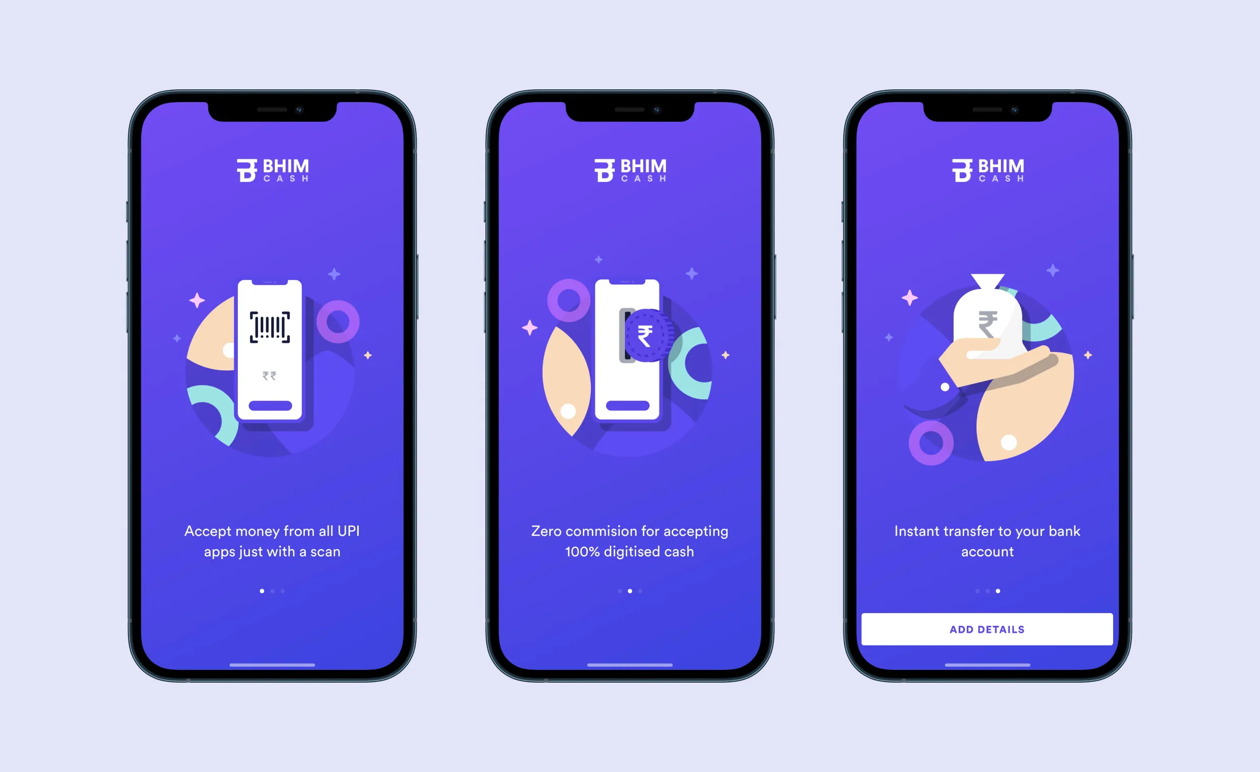 Bhimcash Project Showcase by Bruvvv - Finance iOS App Design
