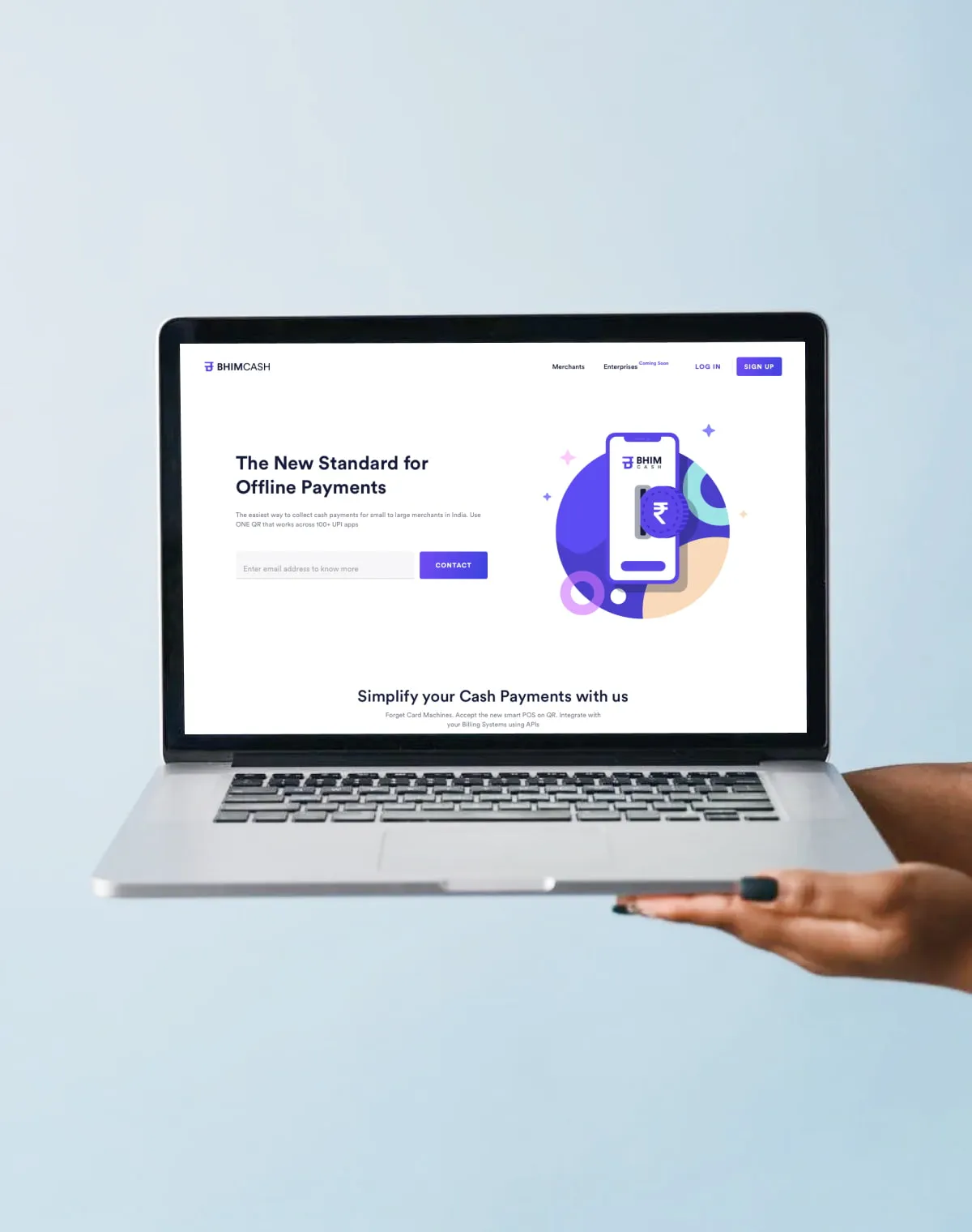 Bhimcash Project Showcase by Bruvvv - Finance iOS App Design