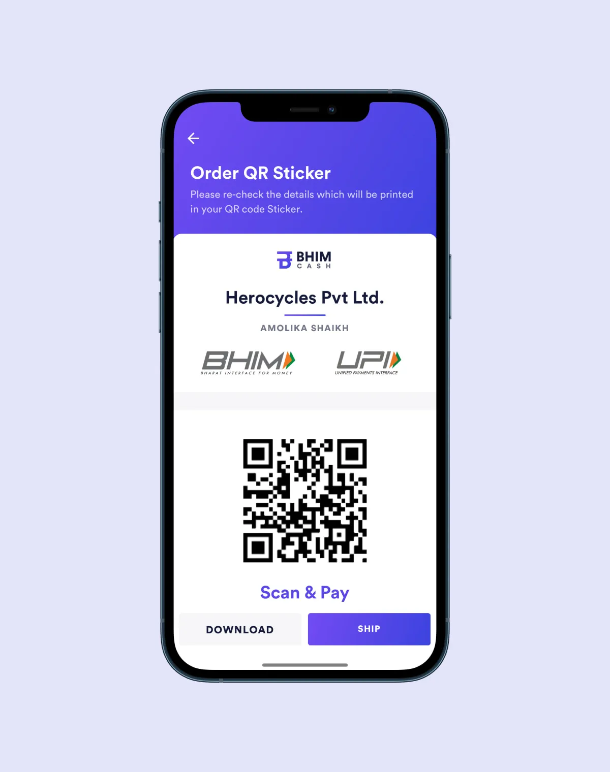 Bhimcash Project Showcase by Bruvvv - Finance iOS App Design