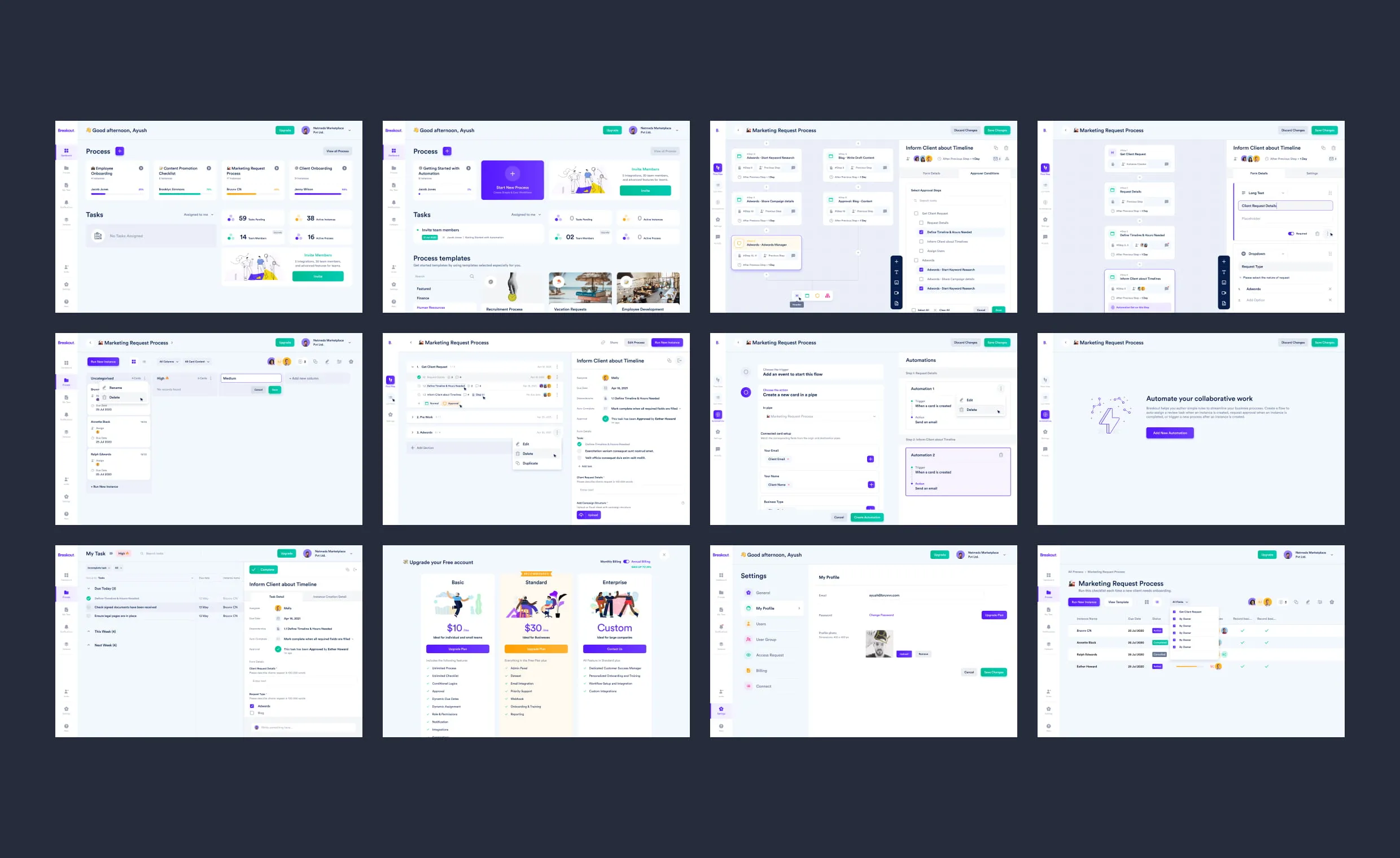 Bhimcash Project Showcase by Bruvvv - Dashboard and Landing Page Designs