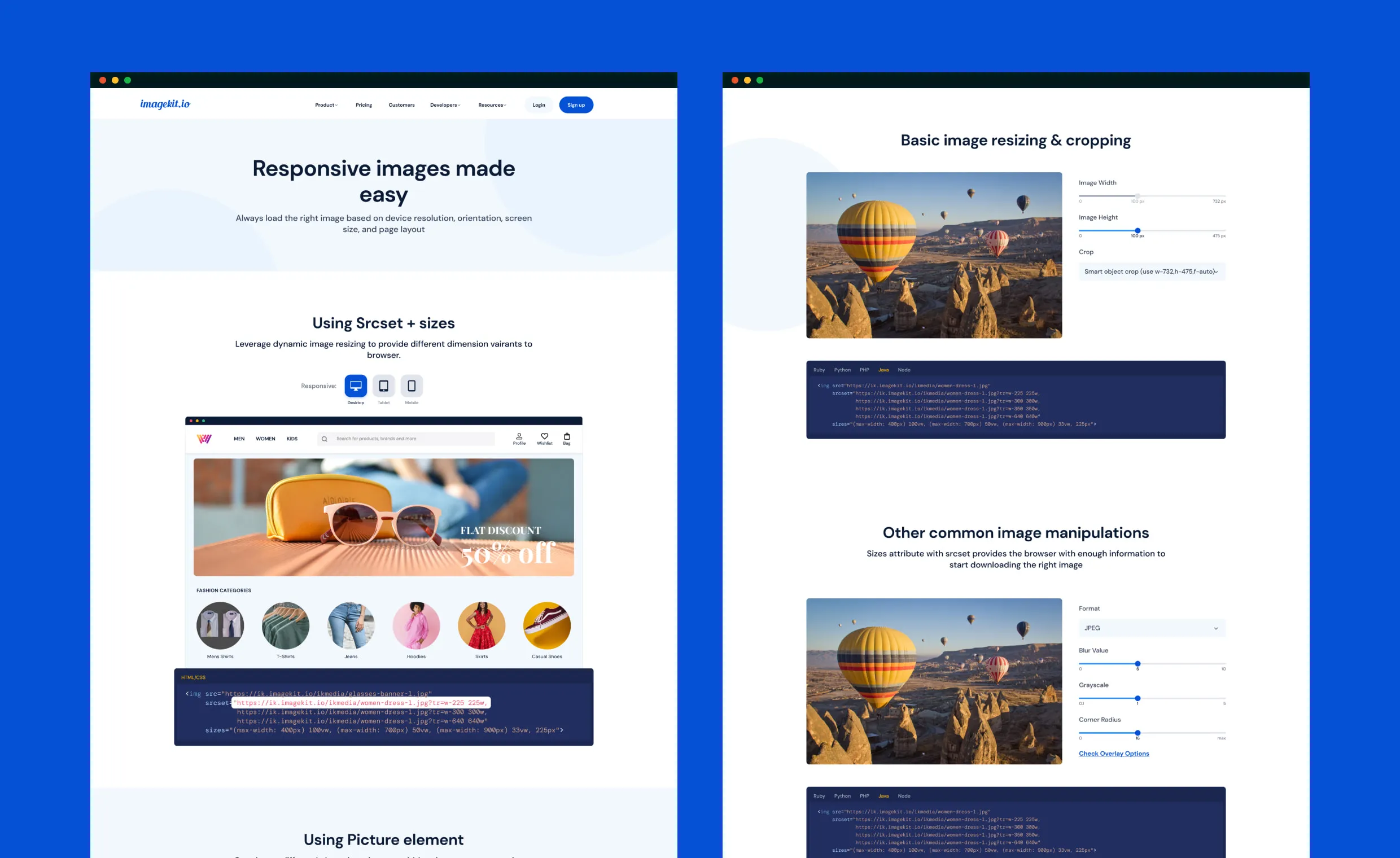 Imagekit SaaS Website Redesign by Bruvvv - Enhancing Image CDN Experience