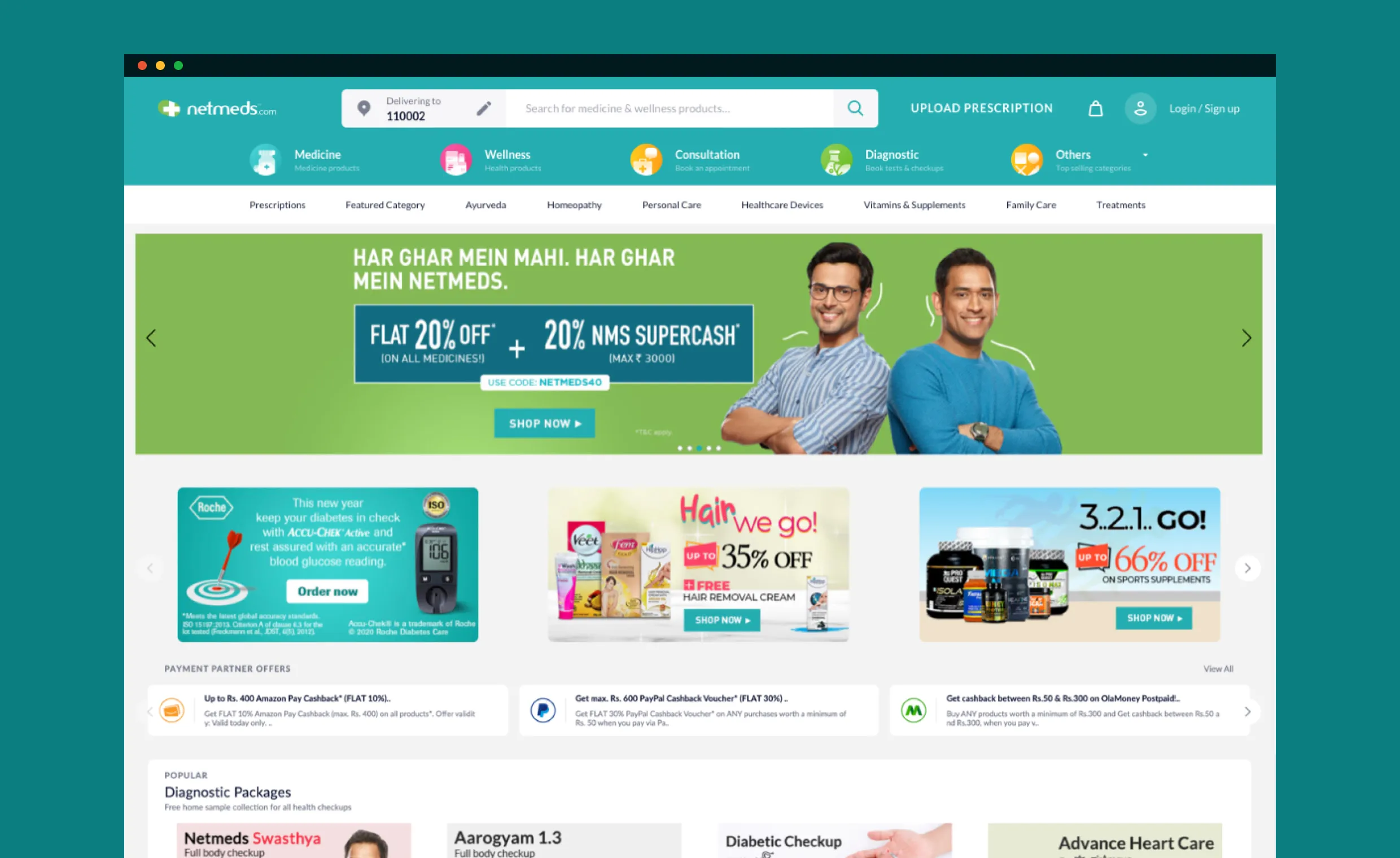 Netmeds App Redesign by Bruvvv - Enhancing Pharma E-Commerce Experience