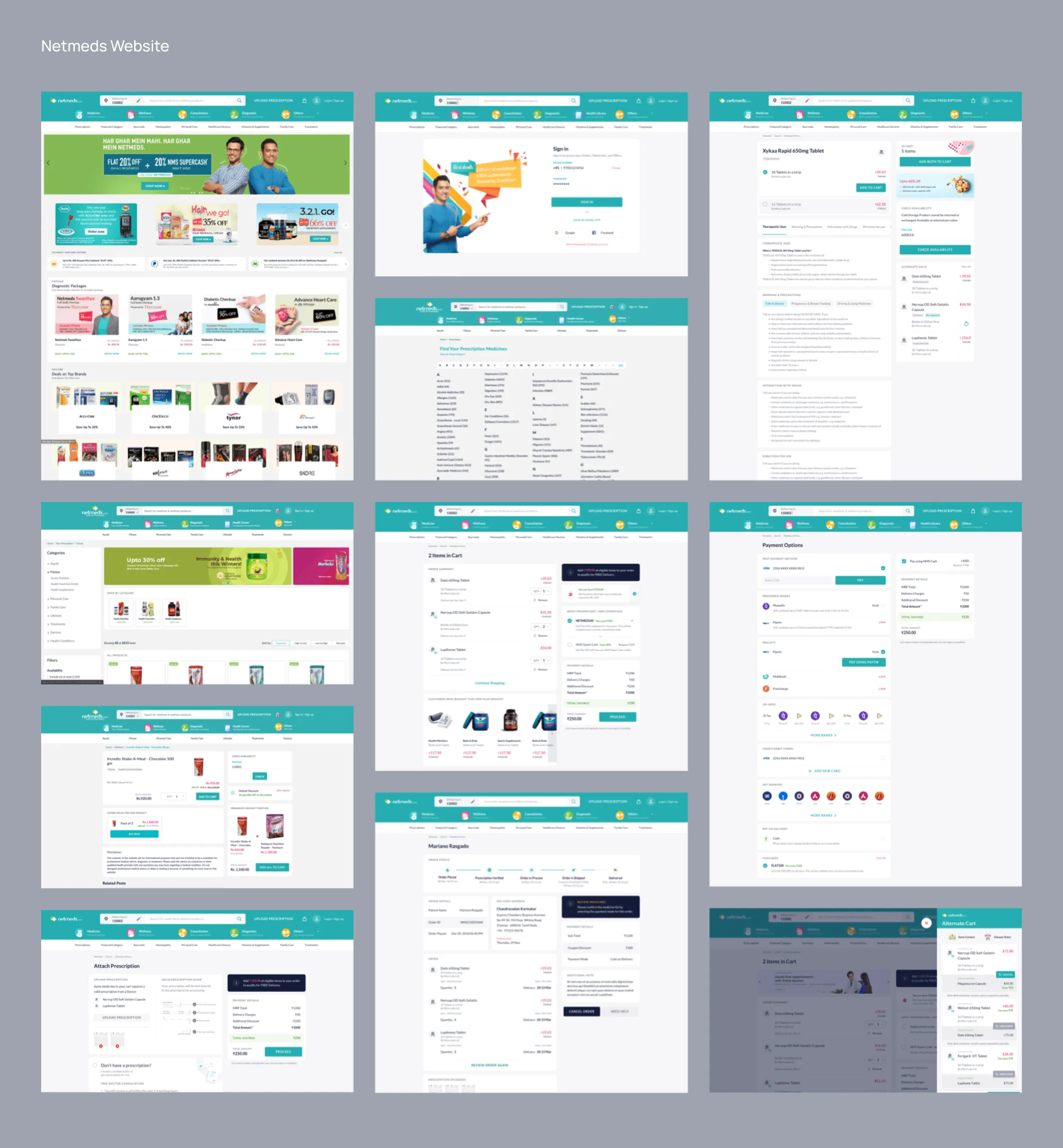 Netmeds App Redesign by Bruvvv - Enhancing Pharma E-Commerce Experience