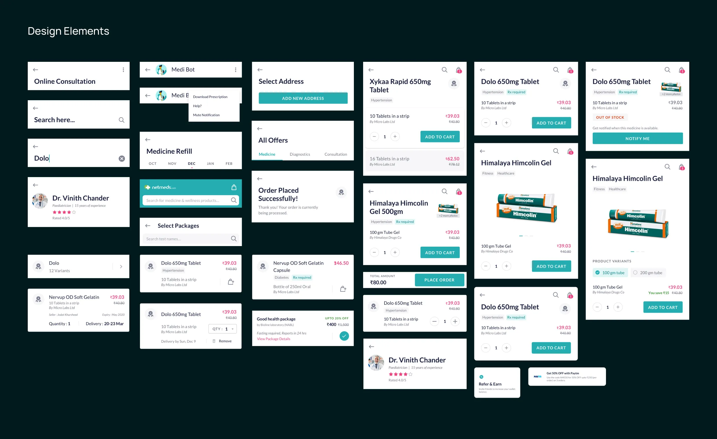 Netmeds App Redesign by Bruvvv - Enhancing Pharma E-Commerce Experience